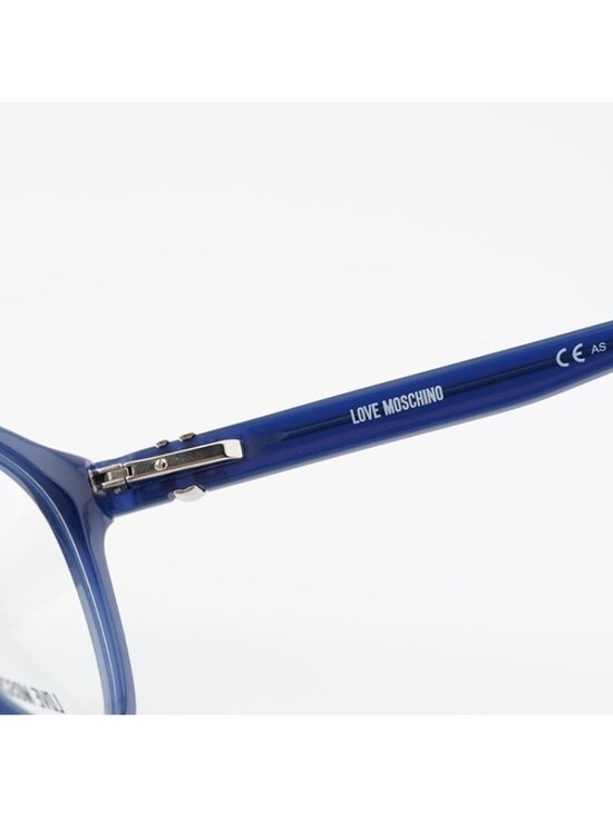 Moschino Love MOL520 0PJP 00 Eyeglasses Blue 52mm Square Frame main image 9